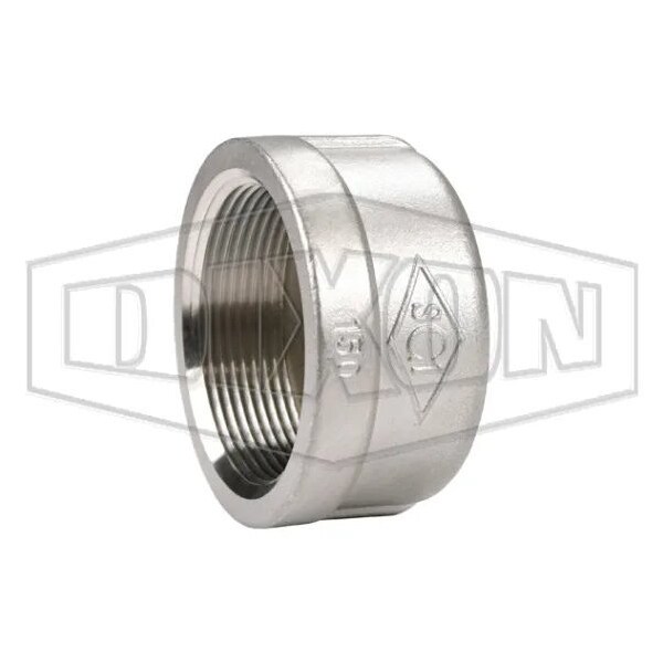 Dixon Threaded Pipe Cap, 3/4 in, FNPT, 316 SSss Steel SSCAP75 - main