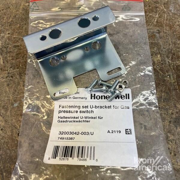 Honeywell Kromschroder BRKT, ANG, U SHAPE, W SCREWS, DGB, DGU, DGI KS74915387 - main