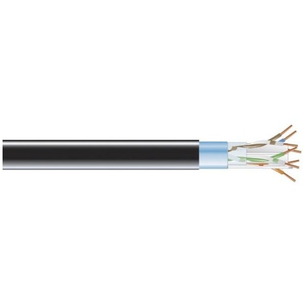 Black Box Cat6 Shielded 400-Mhz Solid Bulk Cable ( EVNSL0618A-1000 - main