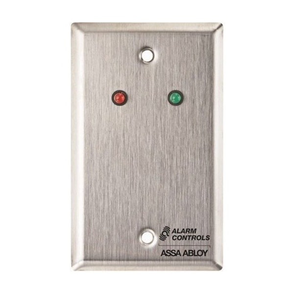 Alarm Controls Wall Plate, Single Gang, Stainless Steel RP-09L - main