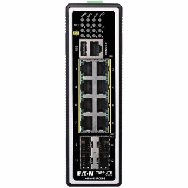 Eaton EATON Ethernet Switch 8-Port Gigabit Managed NGI-M08C4POE8-2 - main