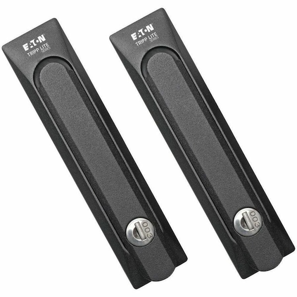 Eaton Tripp Lite Series SmartRack Replacement Lock for Server Rack Cabinets, Front and Rear Doors, 2 SRHANDLE3 - main