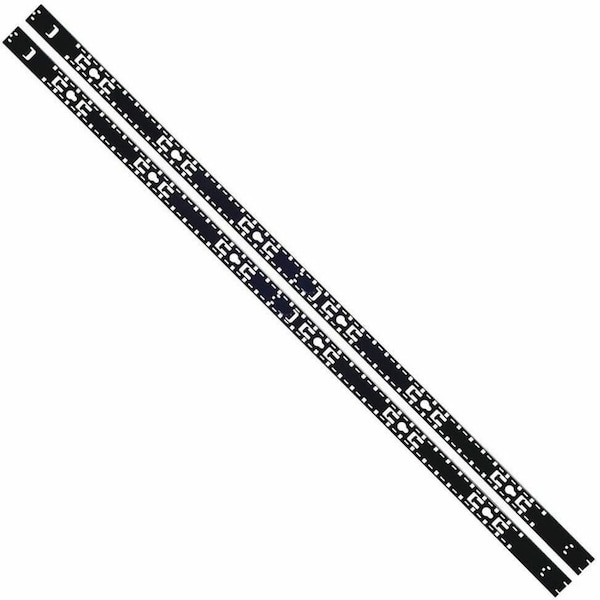 Tripp Lite by Eaton SRVRTBAR48SGL Mounting Bracket for Rack Enclosure, PDU - Black - 2 SRVRTBAR48SGL - main