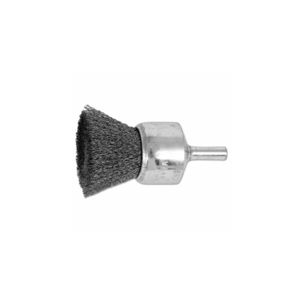 Pferd Standard Duty Crimped End Brushes, Carbon Steel, 20,000 rpm, 1 in x 0.006 419-82972 - main