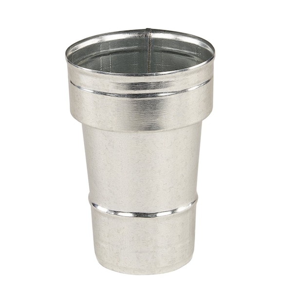 Gaf Master Flow 4 in. to 3 in. Galvanized Steel Round Reducer/increaser R4X3 - main