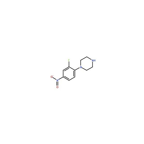 Ak Scientific 1-(2-Fluoro-4-nitrophenyl)piperazine (1g), CAS 154590-33-7 Y7634-1g - main