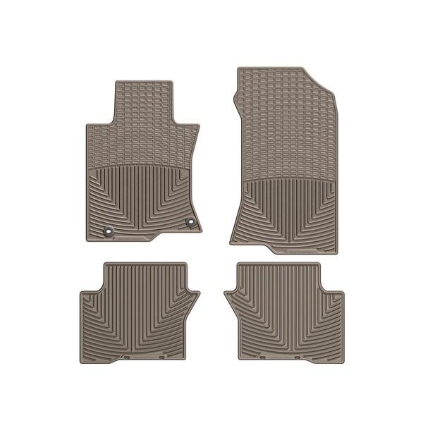 Weathertech Tan, Front and Rear All Weather Floor Mats WTHT195196 - main