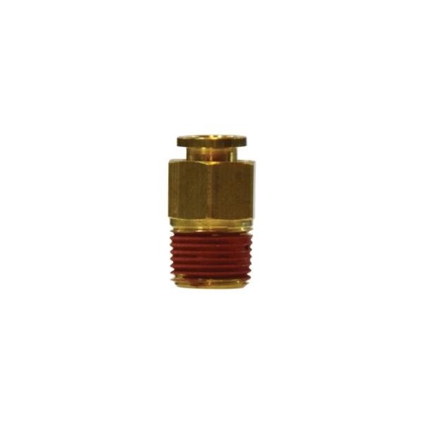 Midland Industries ADAPTER MALE 1/4IN PTC 1/8IN MPT BRS 20054A - main