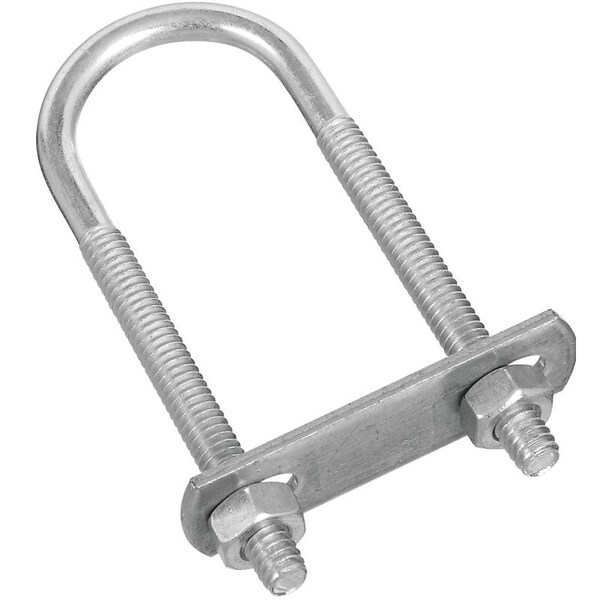 National Hardware U-Bolt, 1/4-20 Thread, 1-3/4 in L Thread, Steel, Zinc N222-109 - main