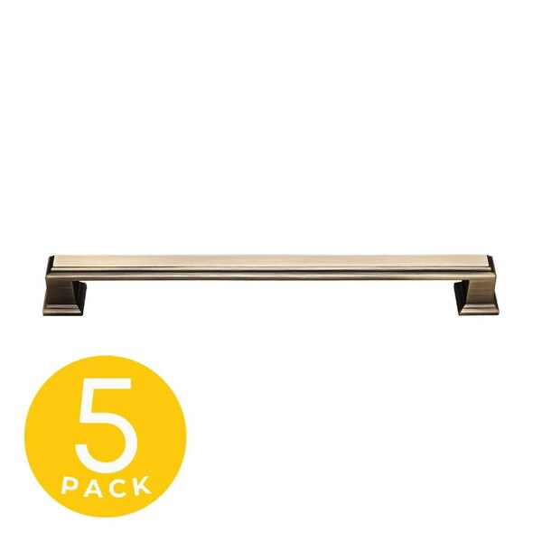 Sapphire Octa 7.5 in. 192 mm Center-to-Center CTC, Modern Cabinet Hardware pull 5-Pack SP-2044A-192-MAB-5 - main