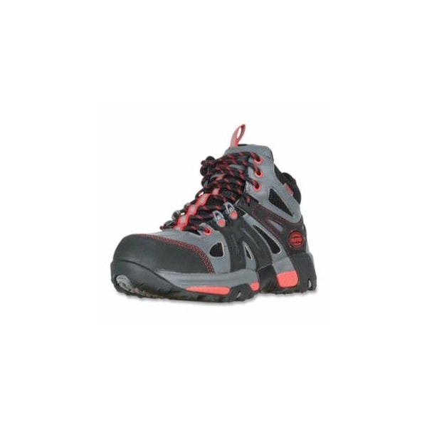 Oliver By Honeywell Men's Industrial Hikers, 5 in Mid-Hiker, Size 12, Gray/Red 821-OL11113-GRY-120 - main