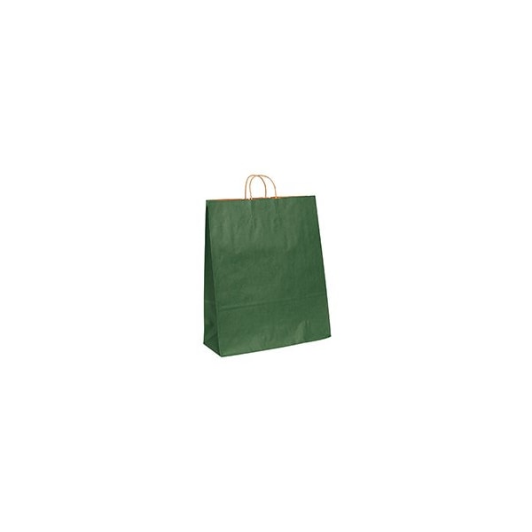 Bubblefast 200-16 x 6 x 19 1/4'' Green Tinted Shopping Bags, 200PK BFBGS1119G - main