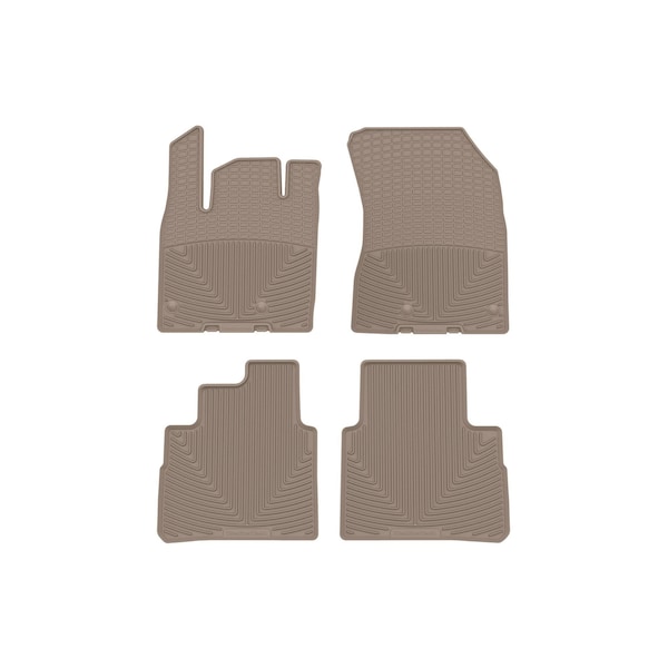 Weathertech Tan, Front and Rear All Weather Floor Mats W575TN-W576TN - main
