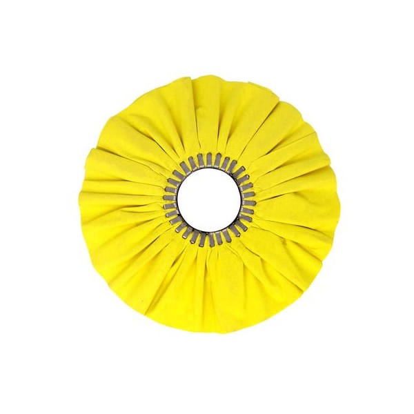 Renegade Products Usa 10 Inch, Yellow, No Center Plate Case Pack Airway Buffing Wheels, Bulk Deal, 5PK FAW10NCPYTX5PAK - main