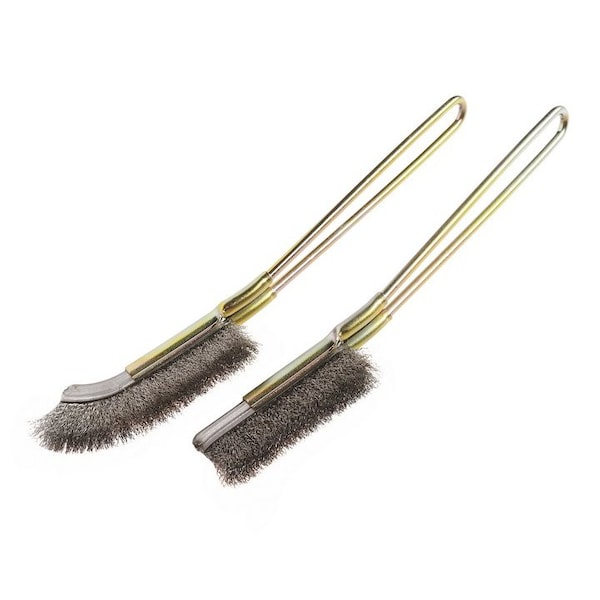 Jtc Auto Tools 2 pcs mini cleaning brush set - 0. 5mm stainless steel 5116 - main