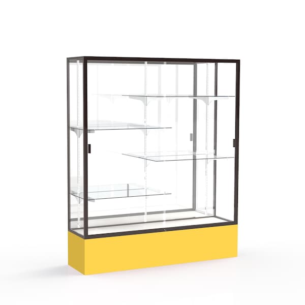 Ghent Spirit Floor Display Case 60x72x16, Mirror, Bronze 375MB-BZ-GR - main