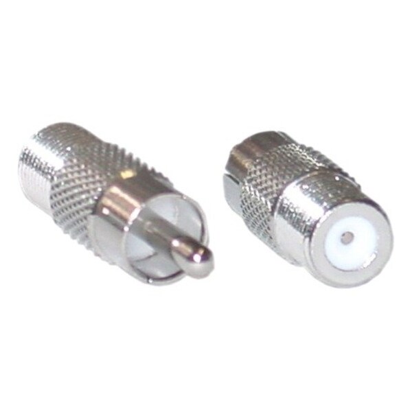 Cable Wholesale CableWholesale F-pin Female to RCA Male Adapter 30X3-03120 - main