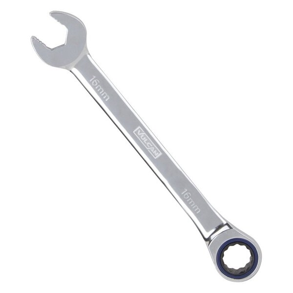 Vulcan Combination Wrench, Metric, 16 mm Head, Chrome Vanadium Steel, Polished Mirror PG16MM - main
