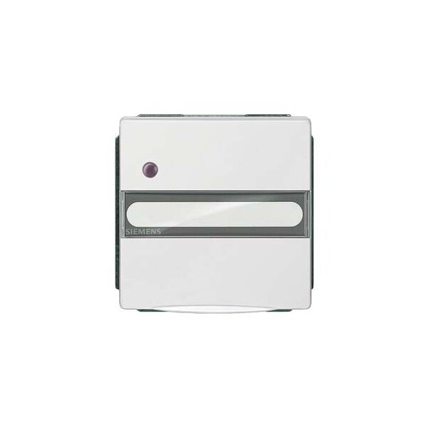 Siemens DELTA style titanium white SCHUKO socket outlet 10/16 A 250 V Status indicator 5UB1847 - main