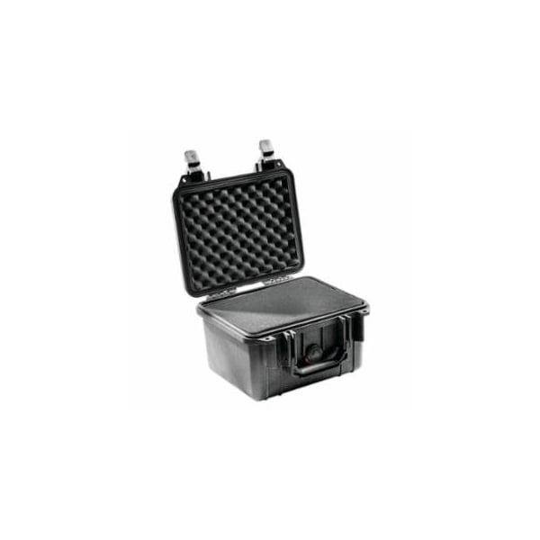 Pelican Protector Case, 0.23 ft³, 10.7 in L x 9.76 in W x 6.89 in D, Black, with Foam 562-1300-000-110 - main
