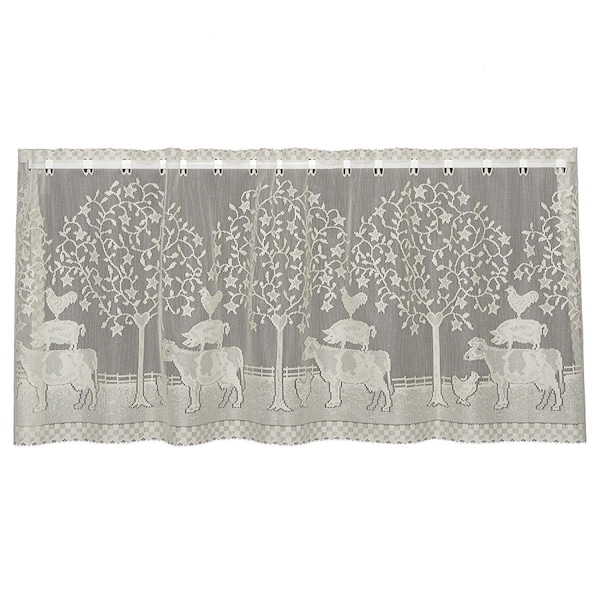 Templeton Heritage Lace Farmhouse Tier - Natural - 60 x 30 in. TE3510653 - main