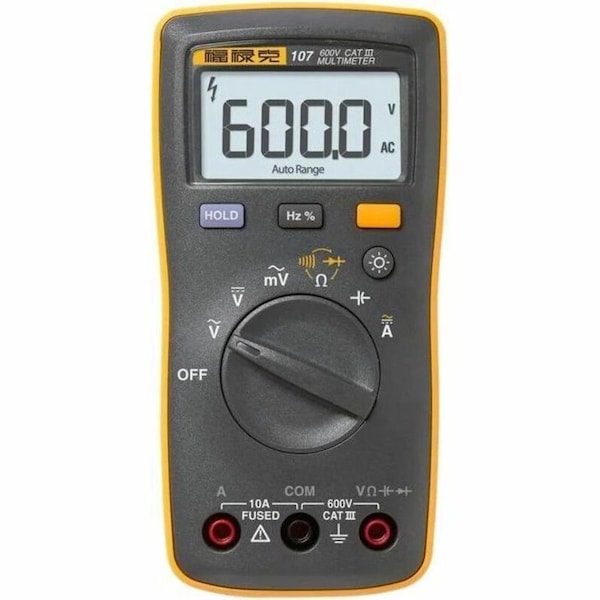 Fluke Digital Multimeter, LCD, 10 A FLUKE-107 ESP - main