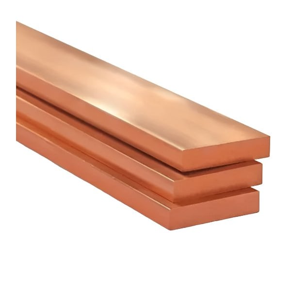 Southern Copper C18000 Beryllium Free Copper Rectangle Bar (Class 3) 1.25 in Thickness 3.0 in Width 72 in Length C18000REC1250-3-72 - main