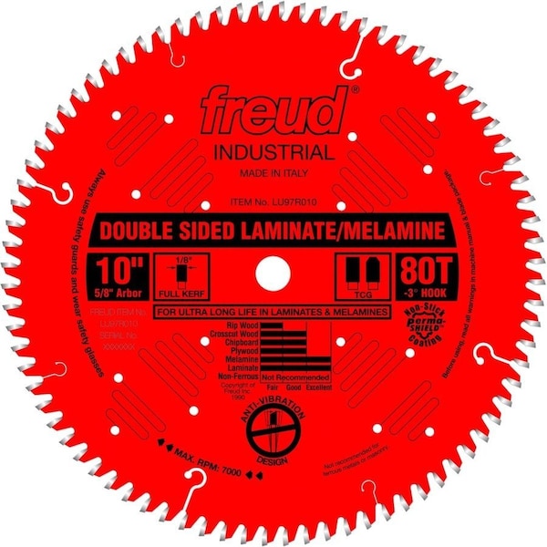 Freud Double Sided Laminate/Melamine Blade, 10 LU97R010 - main