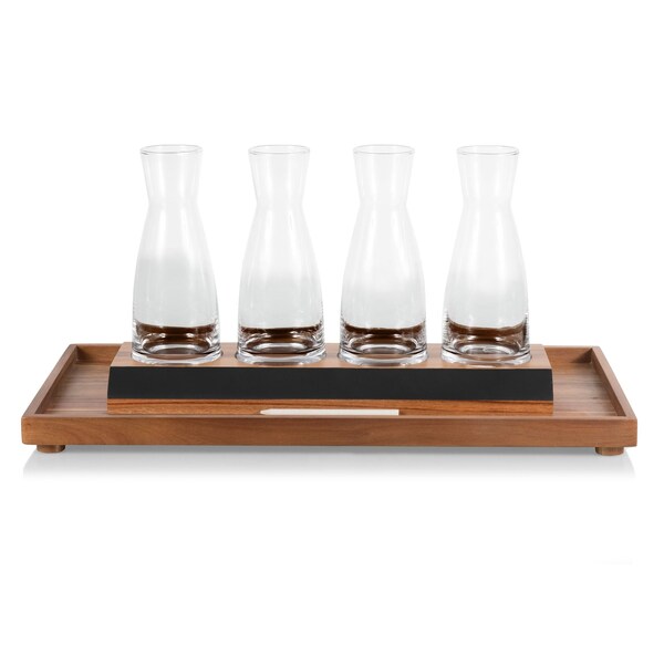 Picnic Time Family Of Brands Cava Wine Tasting Kit with 4 Glass Carafes 600-04-512-000-0 - main