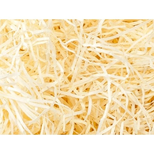 Nashville Wraps French Vanilla Fine Cut Shredded Paper, 10 lb Box SP10FV - main