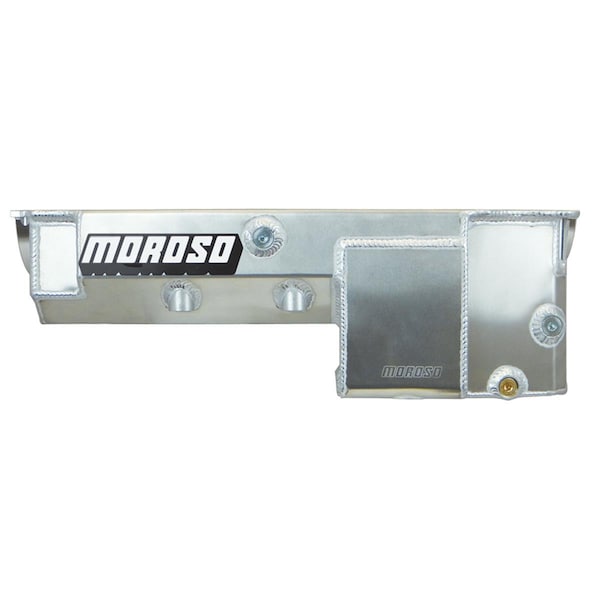 Moroso 20485 Big Block Chevy Drag Race Oil Pan BBC Gen IV Aluminum 8 in. MOR20485 - main