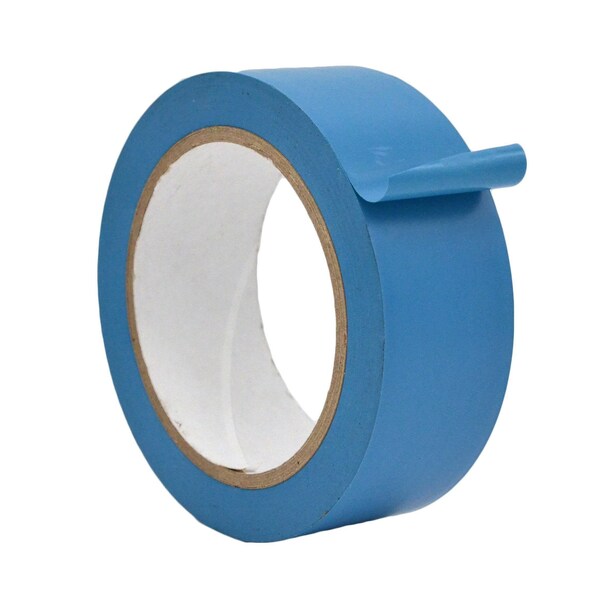 Wod Tape PVC, Light Blue, 1.5 inch (36mm) W., 5 mil Thickness, 32 PK WOD VTC605-01500-32-60-LBL - main