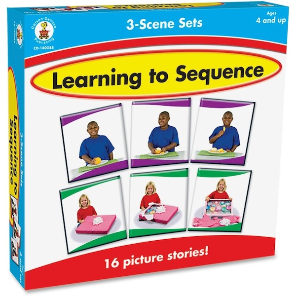 Carson Dellosa Learning to Sequence Game, 3-Scene Sets 140088 - main