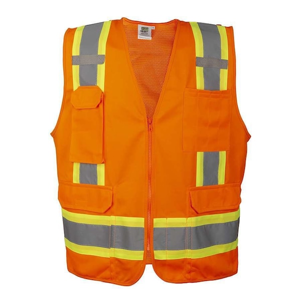 Cor-Brite Surveyors Safety Vest, Orange VS285-M - main