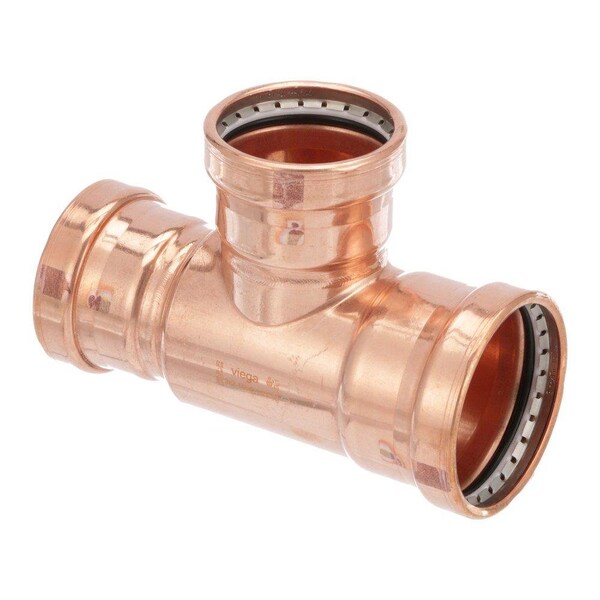 Viega ProPress tee P1 3 P2 2.5 P3 2.5 copper 20749 - main