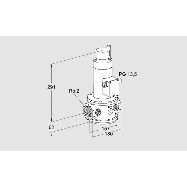 Honeywell Kromschroder VLV, SOLND, GAS, VG 50R03LT33DMVZ KS85257863 - main