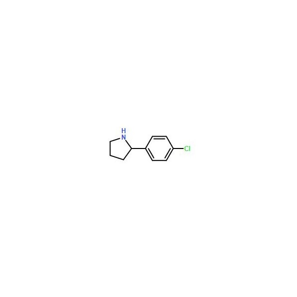 Ak Scientific 2-(4-Chloro-phenyl)-pyrrolidine (1g), CAS 38944-14-8 S972-1g - main