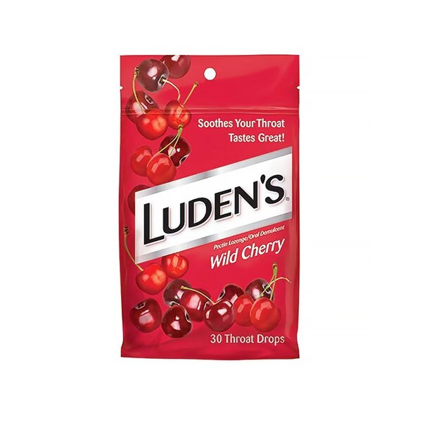 Ludens Throat/Cough Drops Wild Cherry, 30PK 1336218 - main