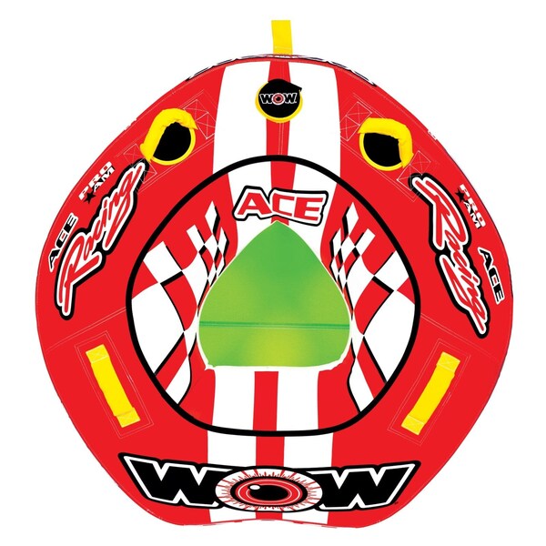 Wow Sports FLOAT TUBE Arrow Shape 1 Rider Capacity 50 Inch Length x 48 Inch Width MultiColor 15-1120 - main