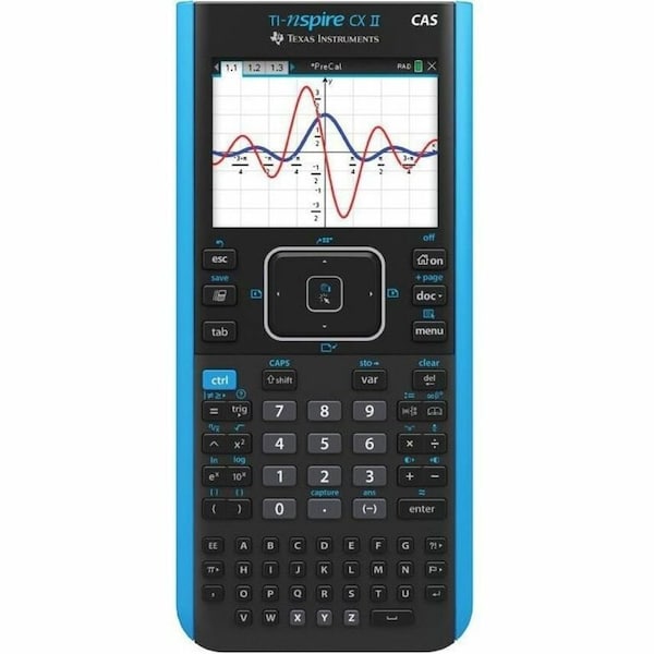 Texas Instruments TI Nspire CX II CAS Student So, NSPIRECXIICAS NSCXCAS2/TBL/2L1/A - main