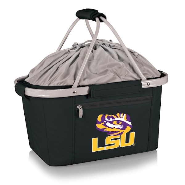 Picnic Time Family Of Brands NCAA LSU Tigers Metro Shopping Basket - Insulated Picnic Basket 645-00-175-294-0 - main