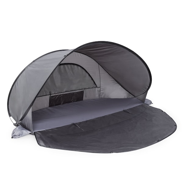Picnic Time Family Of Brands Manta Portable Beach Tent, Gray 113-00-105-000-0 - main
