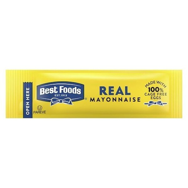 Best Foods Real Mayonnaise Stick Packets, 0.38 Fluid Ounce, 210PK 84135166 - main