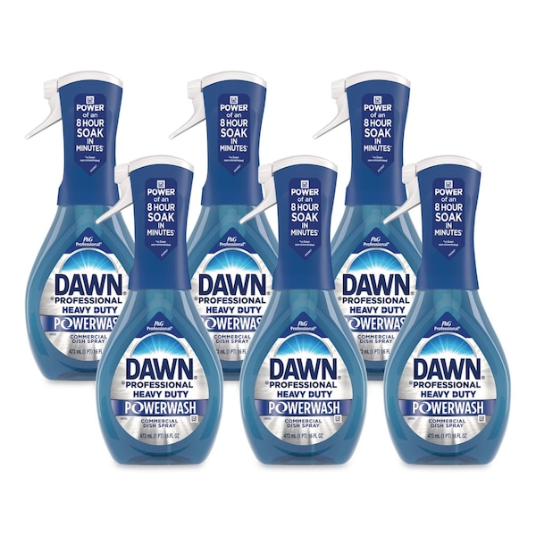 Dawn Professional Heavy Duty Powerwash Commercial Dish Spray, Starter Kit with 16 oz Spray Bottle and 5 Refills 80763690 - main