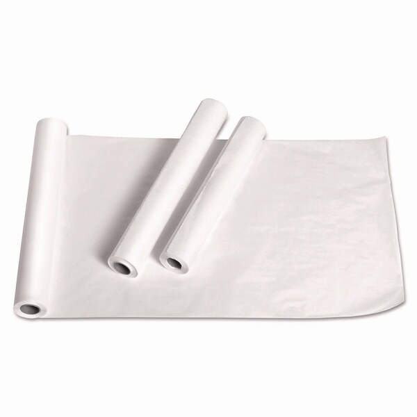 Medline Exam Table Paper, Deluxe Crepe, 18in x 125 ft, White, 12PK NON24324 - main