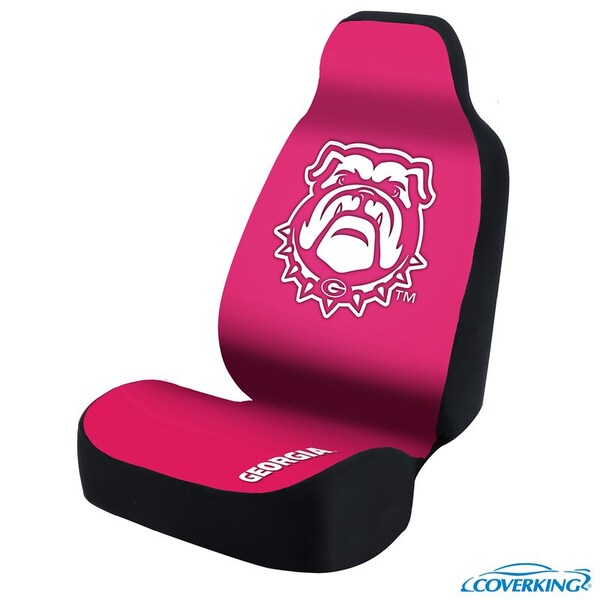 Coverking UNIVERSAL ULTISUEDE SEAT COVER DESIGNER 1PC, UNIVERSITY OF GEORGIA PINK, ELA114 USCSELA114 - main