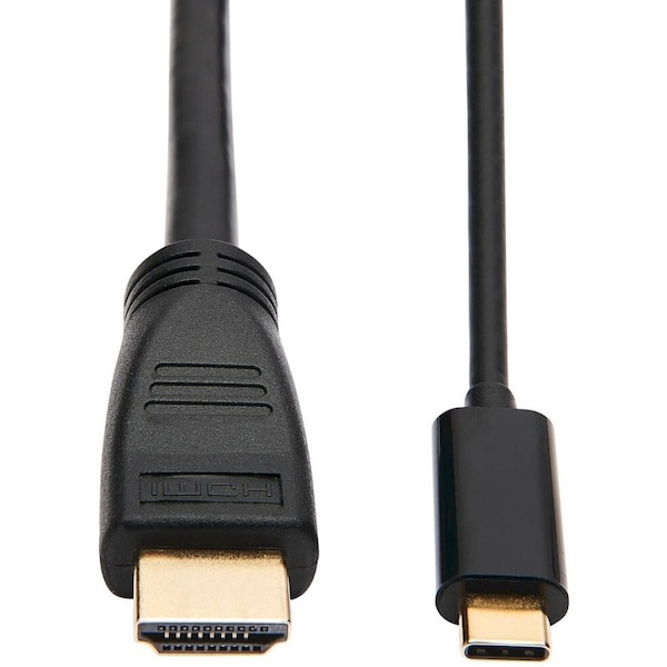 Tripp Lite USB C to HDMI Adapter Cable USB 3.1 Gen 1 4K M/M USB-C Black 3ft U444-003-H4K6BM - main