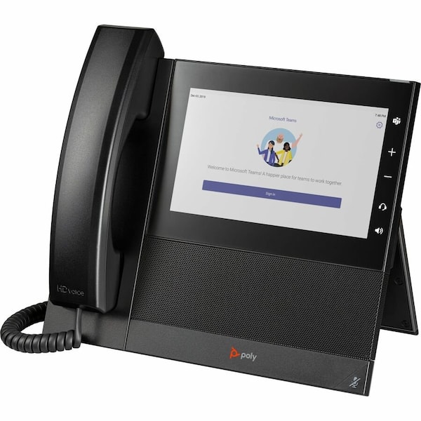 Hp POLY CCX 600 BUSINESS MEDIA PHONE FOR MICROSOFT TEAMS AND POE-ENABLED GSA/TAA US 849A8AA#ABA - main