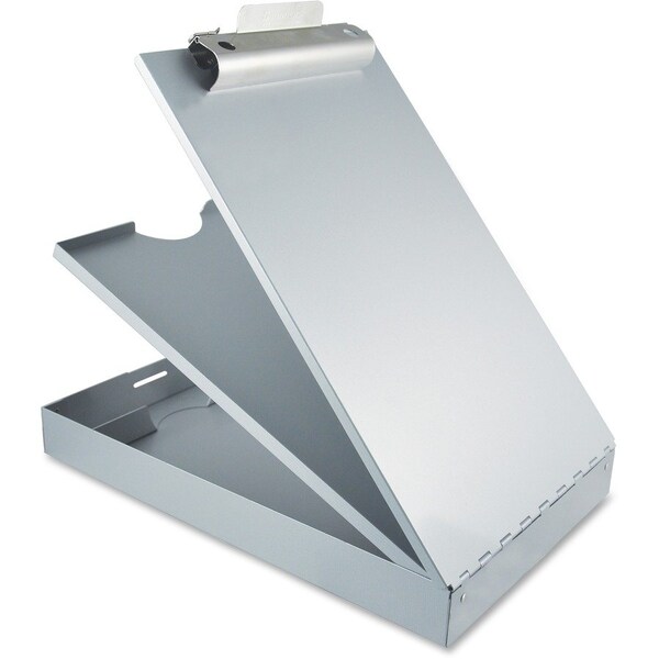 Saunders Mfg. Co. Saunders, CRUISER MATE ALUMINUM STORAGE CLIPBOARD, 1.5in CLIP CAP, 8.5 X 12 SHEETS, SILVER 21017 - main