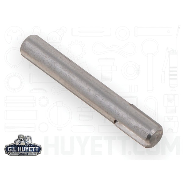 Huyett Type C Grooved Pin, 300 Stainless Steel, 0.188 in Dia x 0.185 in Small End Dia x 1.250 in Length GPS-0187-1250-C - main